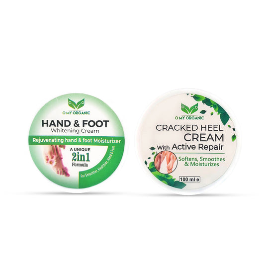 Cracked Heel Cream + Hand & Foot Brightening Cream Bundle